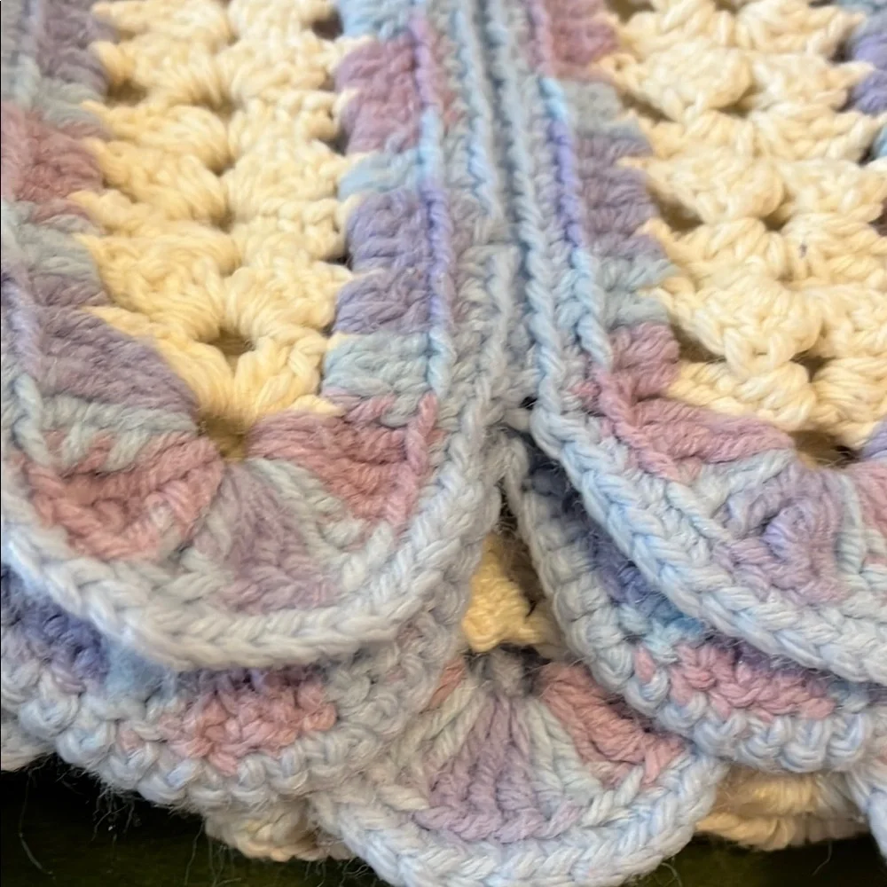Pastel Crochet Blanket - Picture 8 of 9